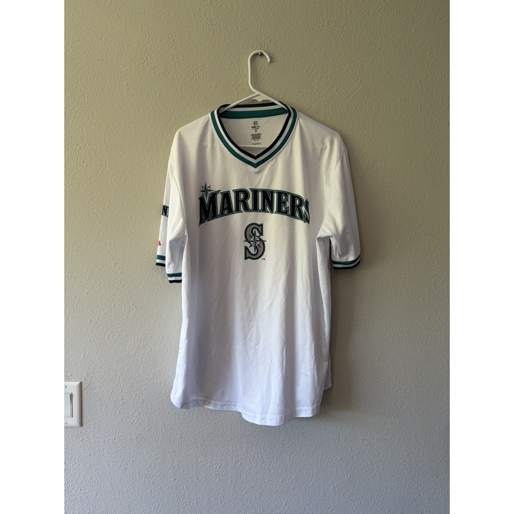 Stitches Seattle Mariners MLB Baseball Tshirt Jersey Size Mens XL